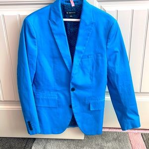 Mens INC slim fit blue blazer size small